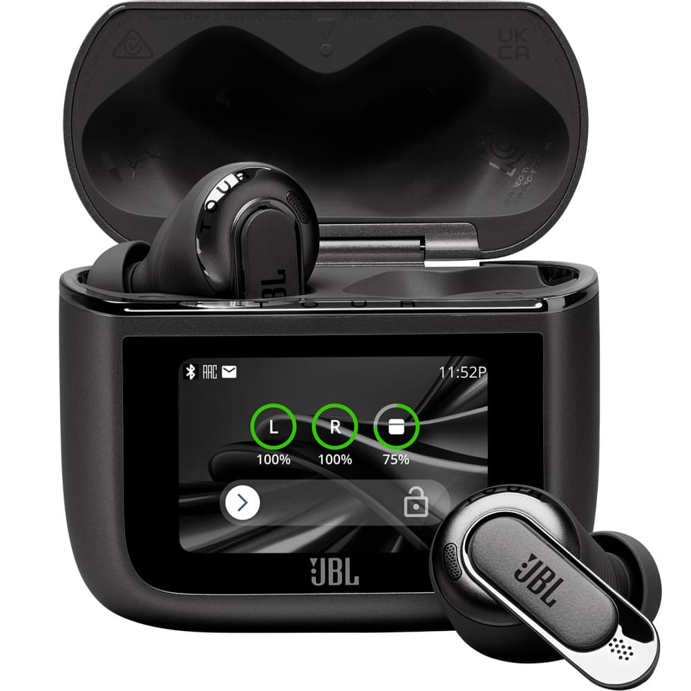 JBL Fone de Ouvido JBL Tour Pro 3 Bluetooth ANC TWS Smart Ambient - Preto