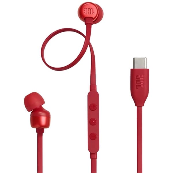 JBL Fone de Ouvido JBL Tune 310C com Microfone - Vermelho