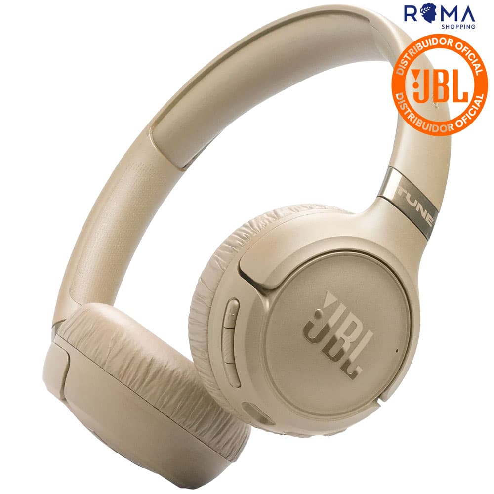 JBL Fone de Ouvido JBL Tune 680NC ANC Bluetooth - Beige
