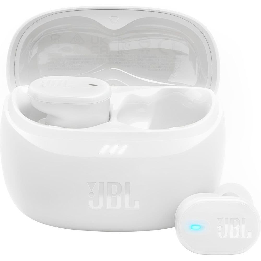 JBL Fone de Ouvido JBL Tune Buds 2 True Wireless com Cancelamento de Ruído – Branco JBLTBUDS2WHTAM