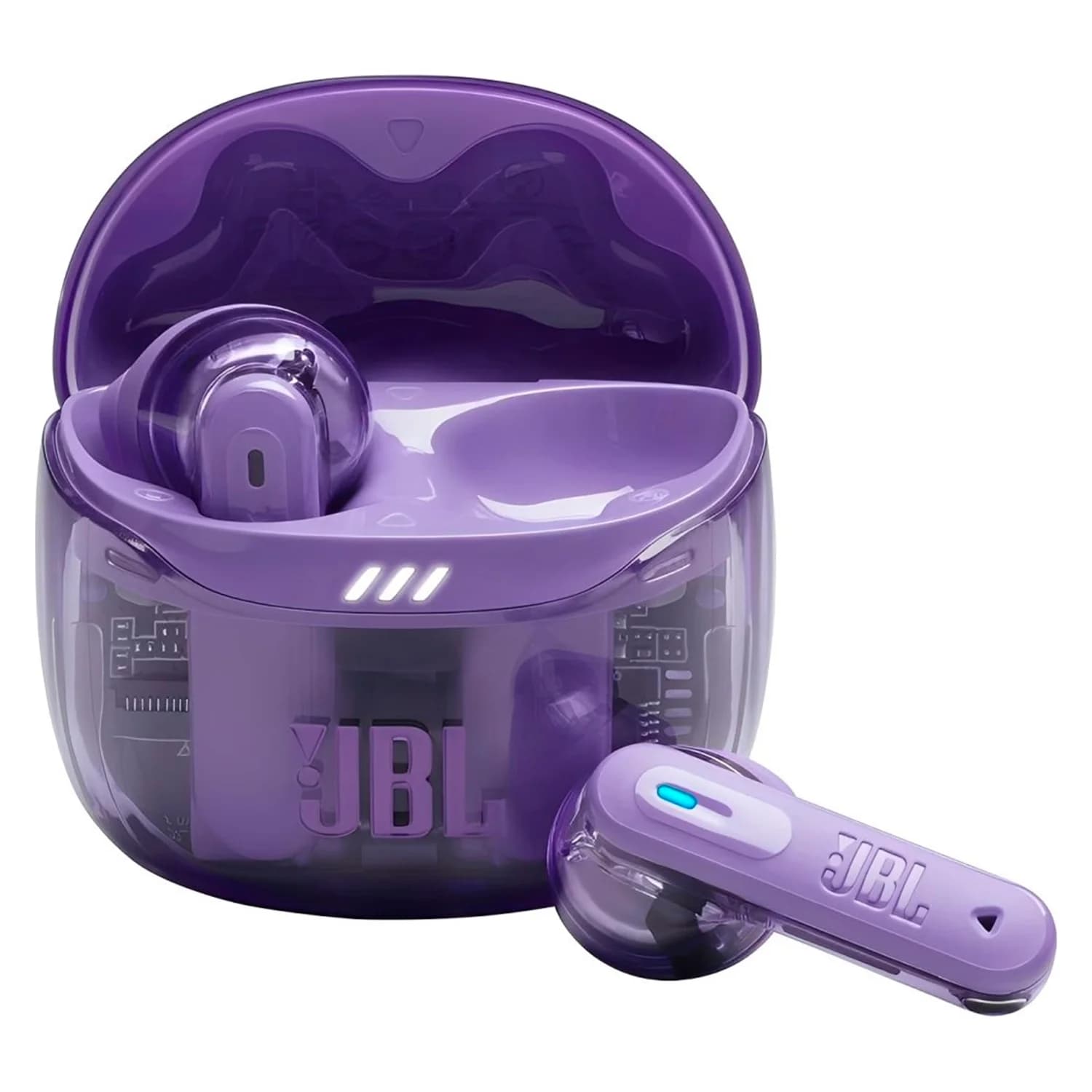 JBL Fone de Ouvido JBL Tune Flex 2 Ghost Edition Wireless - Roxo