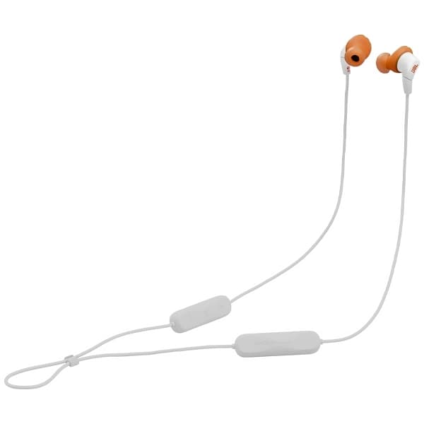 JBL Fone de Ouvido Sem Fio JBL Endurance RUN 3 - Branco Laranja