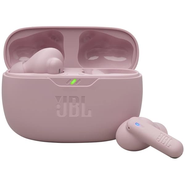 JBL Fone de Ouvido Sem Fio JBL Wave Beam 2 com ANC - Rosa
