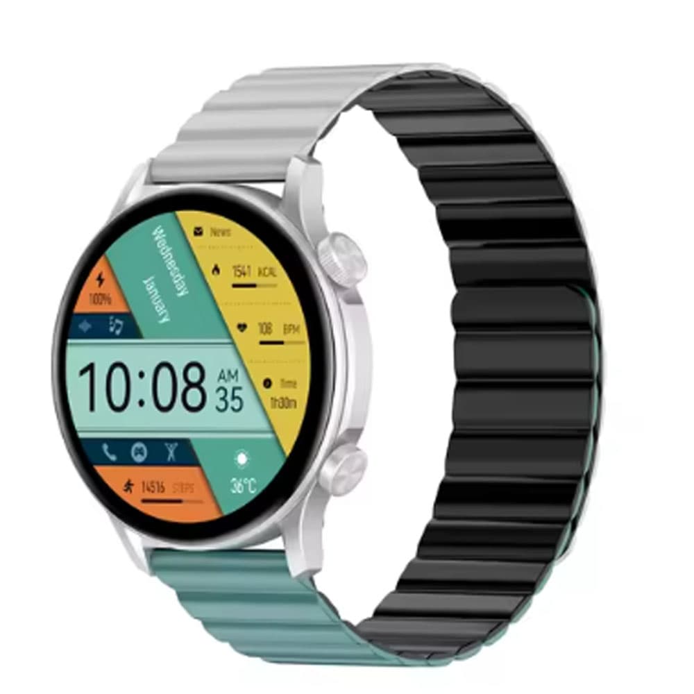 Kieslect Calling KR Pro LTD con Pantalla de 1.43"/Bluetooth/IP68 - Silver