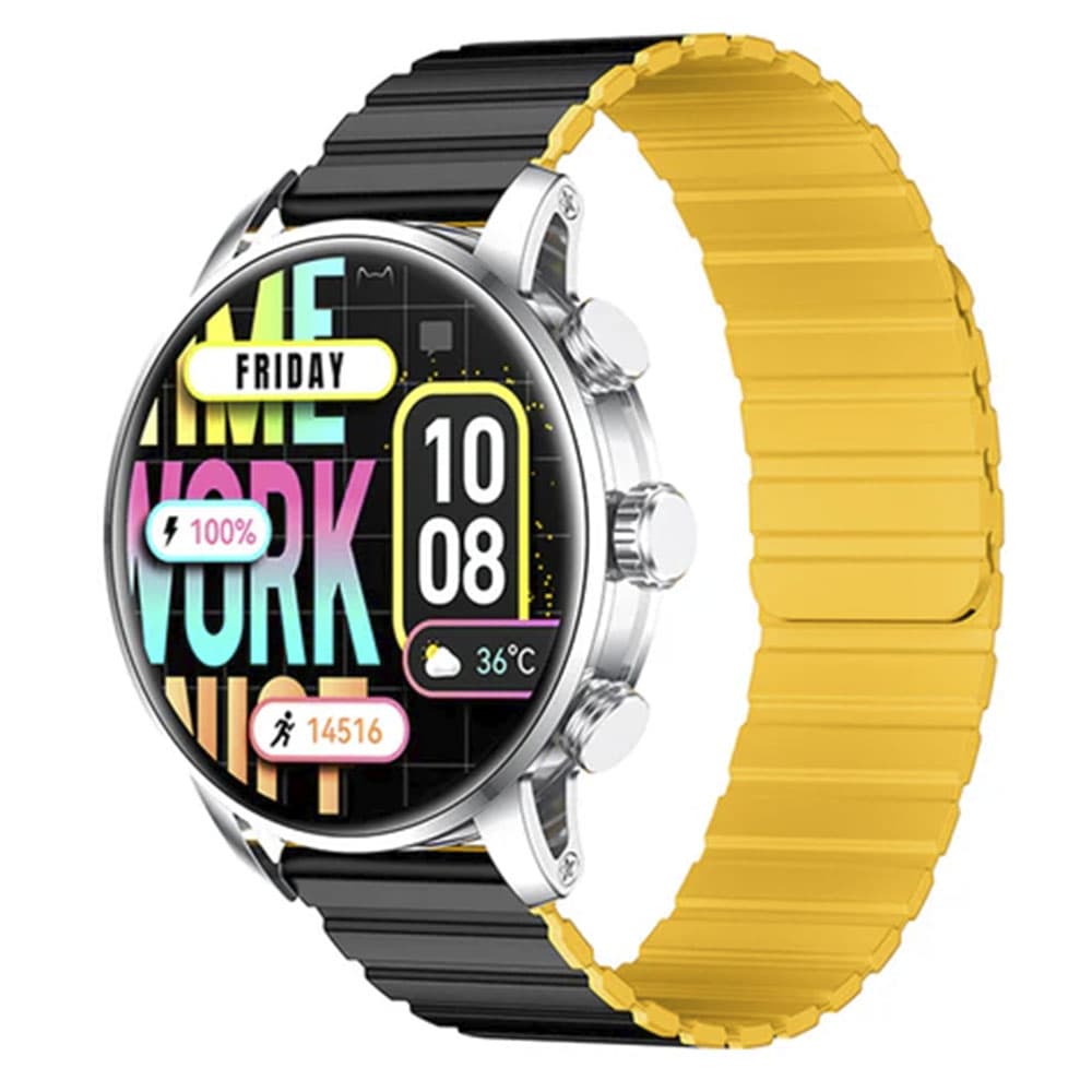 Kieslect Calling KR2 con Pantalla de 1.43"/Bluetooth/IP68 - Stainless Steel