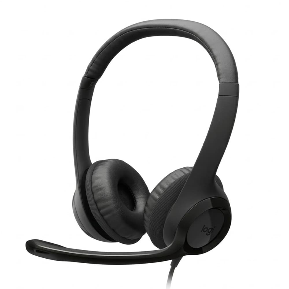 Logitech Auricular Logitech H390 981-001575 USB-C - Negro