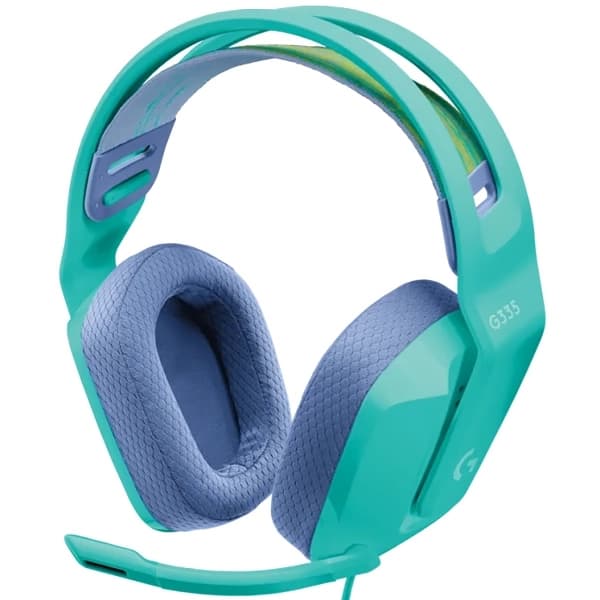 Logitech Headset Gaming Logitech G335 com 3.5 mm para PC Playstation Xbox Nintendo Switch e Smartphone - Mint