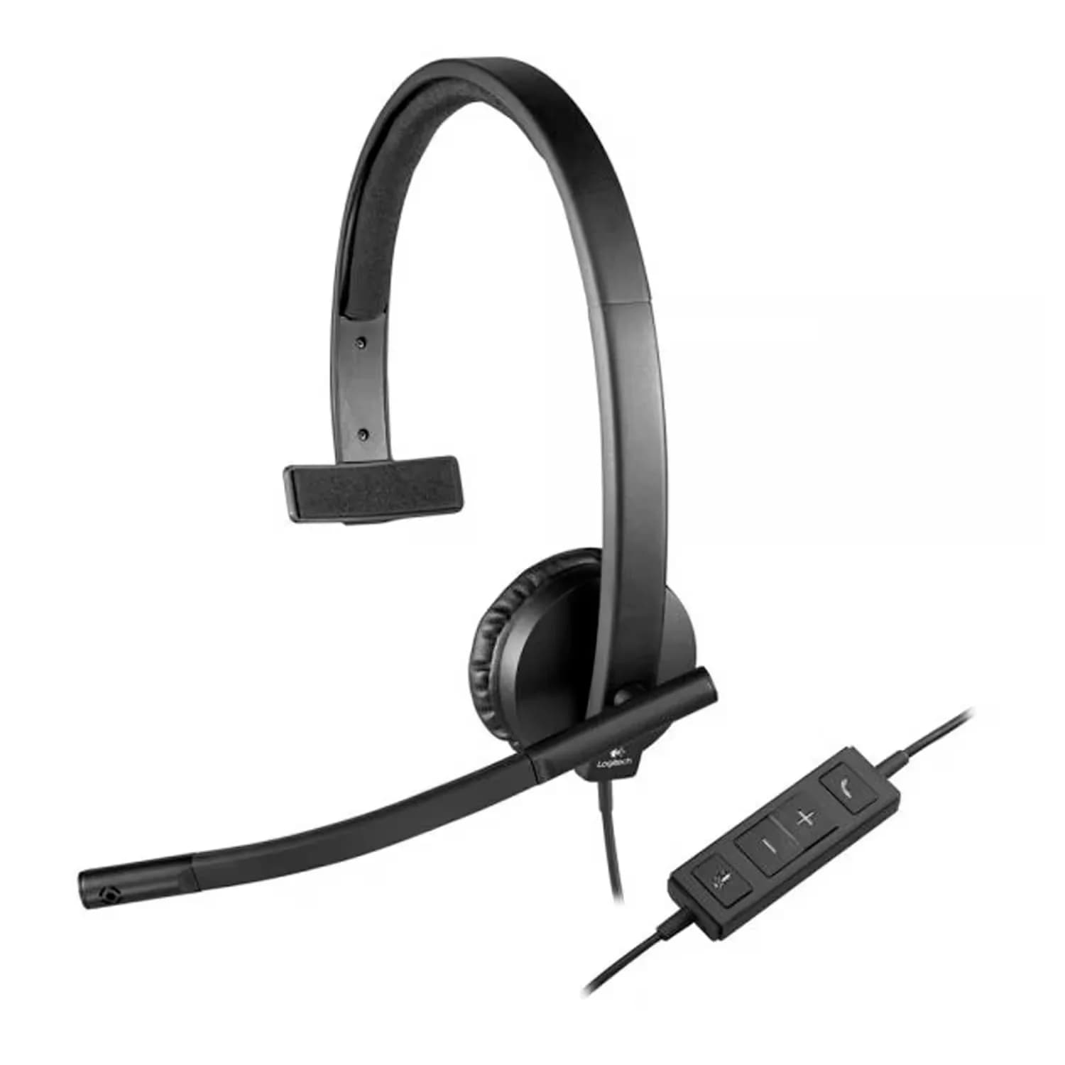 Logitech Headset Logitech H570E 981-000570 USB - Preto