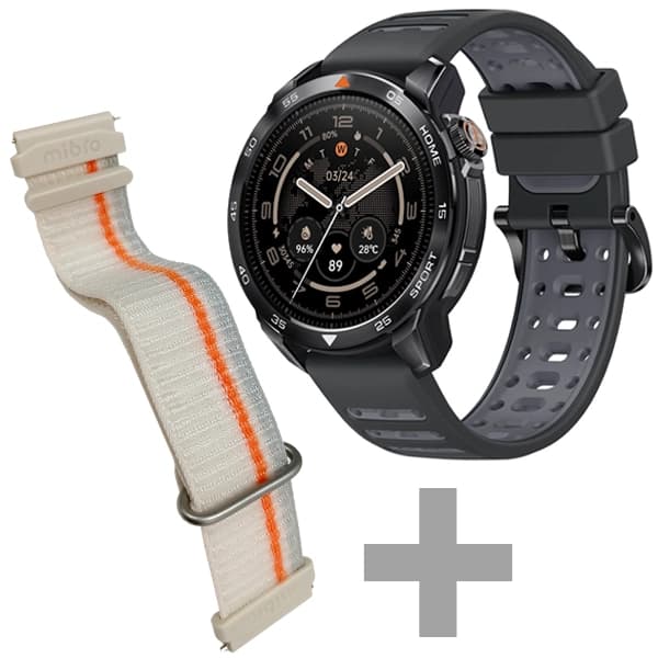 Mibro Relógio Gs Pro 2 XPAW025 com GPS Bluetooth - Preto + Pulseira