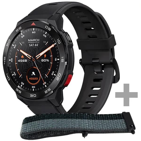 Mibro Relógio Gs Pro XPAW013 com GPS Bluetooth - Preto + Pulseira