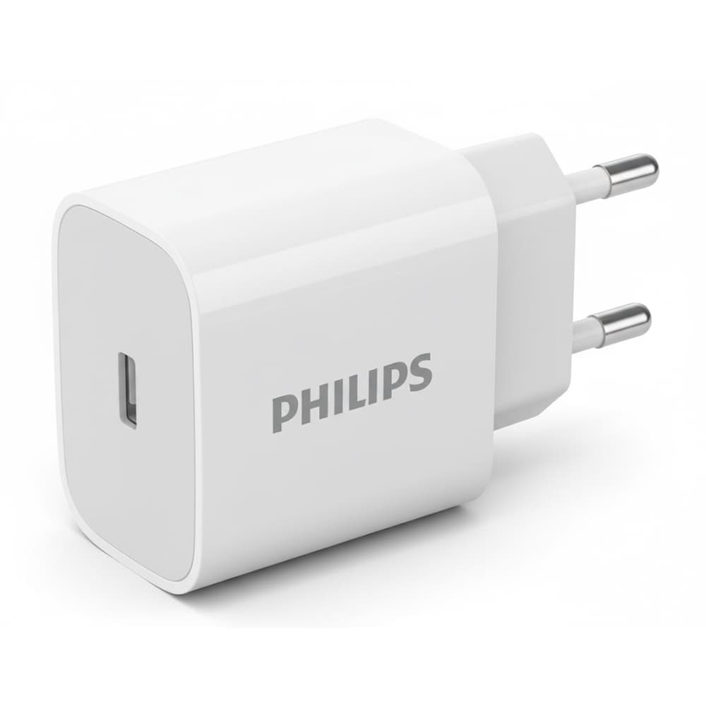Philips Cargador Philips DLP4313C/70 USB-C a USB-C 20W - White