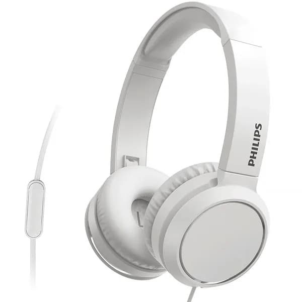 Philips Fone de Ouvido Philips TAH4105WT com Microfone e Cabo de 1.2 Metros - Branco