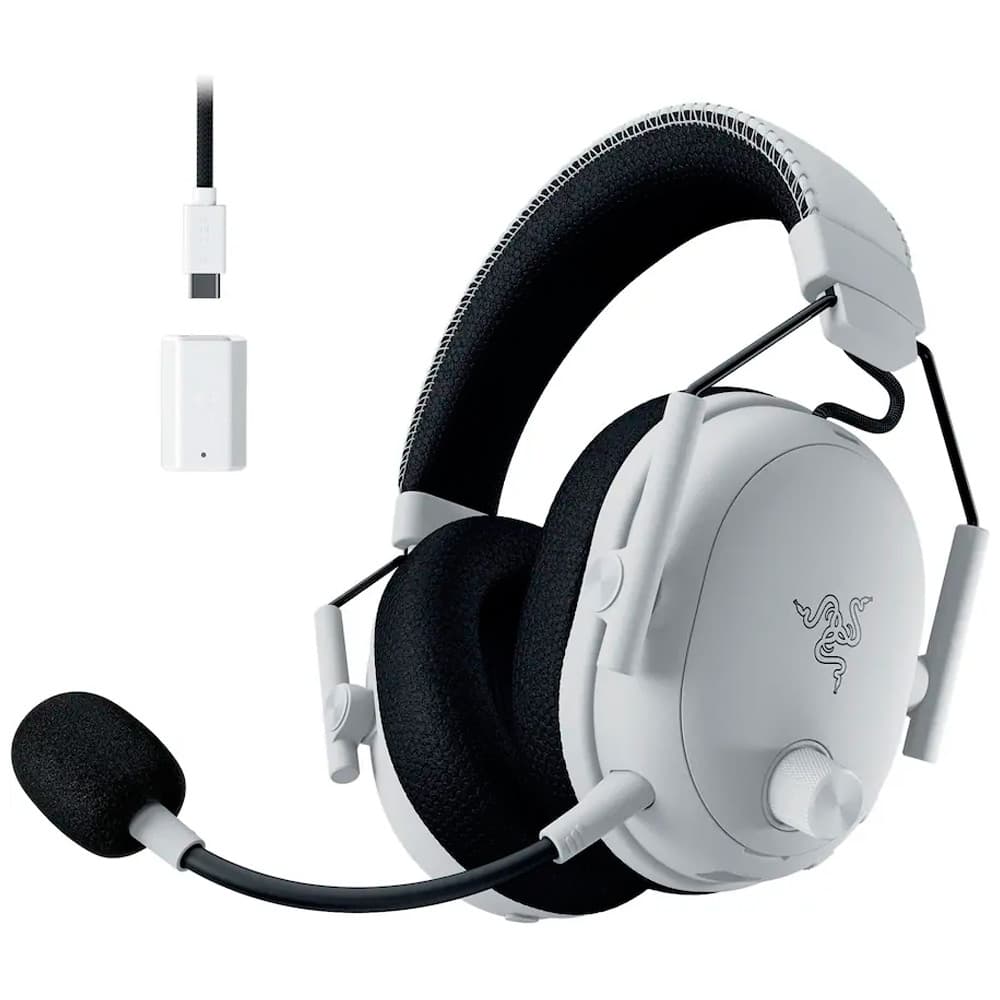Razer Headset Razer Blackshark V3 Pro NASA Wireless Branco - RZ04-05400200-R3U1