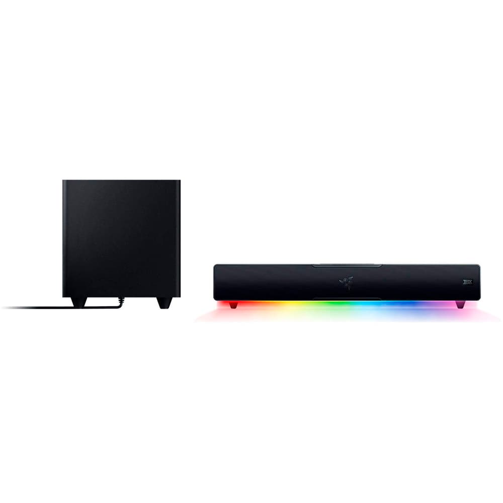 Razer Soundbar Com Subwoofer para PC Razer Leviathan V2 Bluetooth RGB - Preto