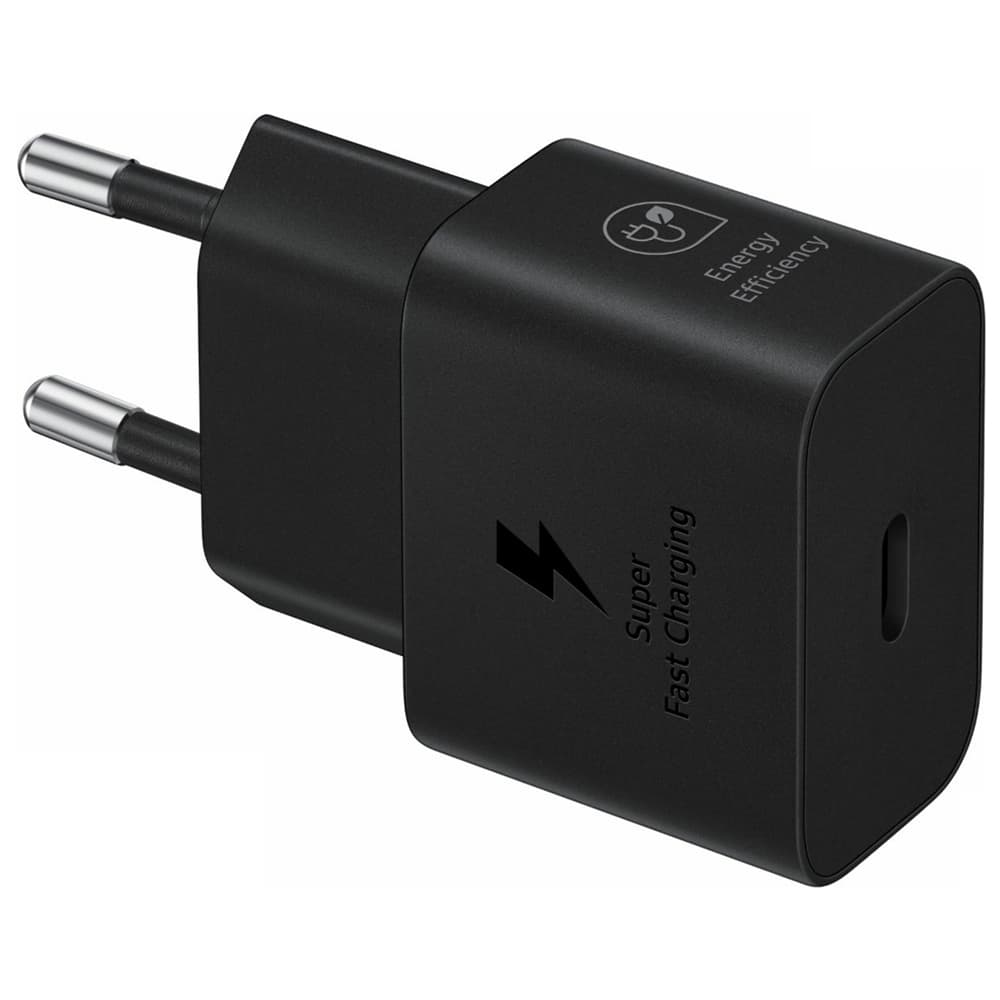 Samsung Cargador de Pared Samsung Power Adapter EP-T2510NBEGWW s/cable USB-C/25W - Negro