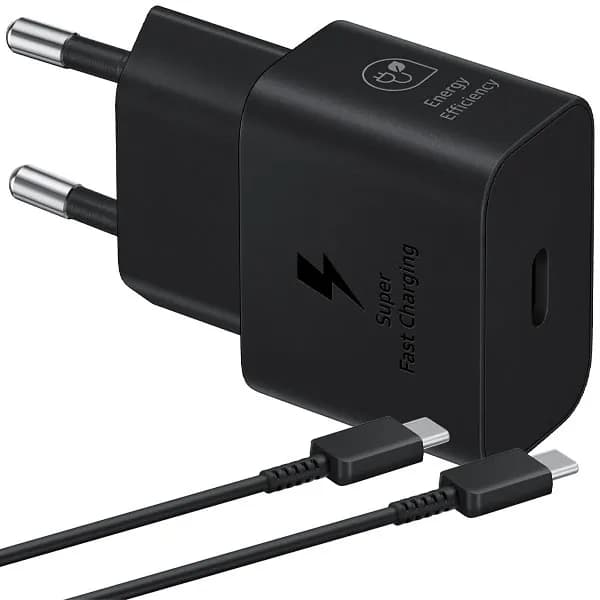 Samsung Carregador Samsung EP-T2510XBEGWW USB-C de 25 watts + Cabo USB-C