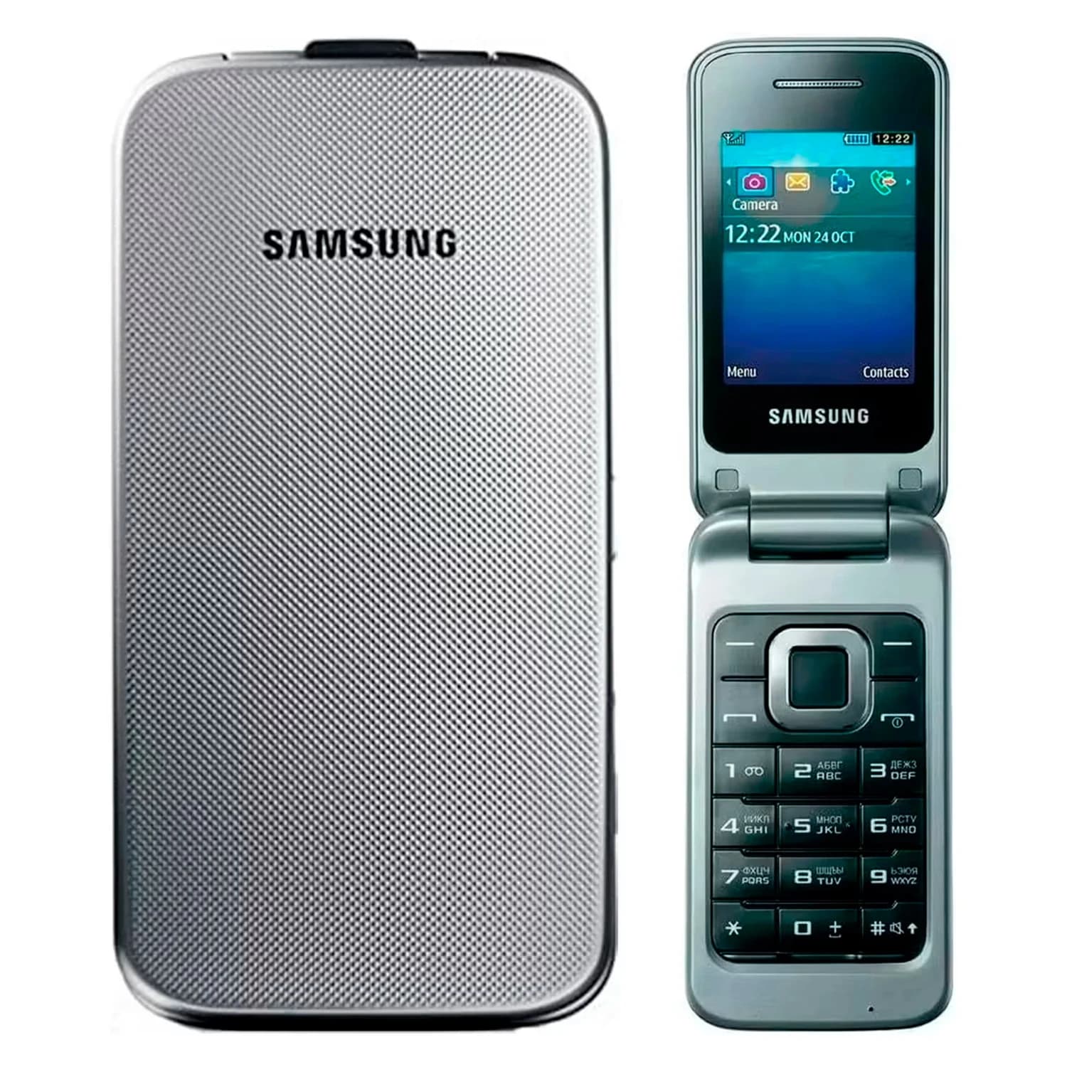 Samsung Flip Gt C3520 Prata
