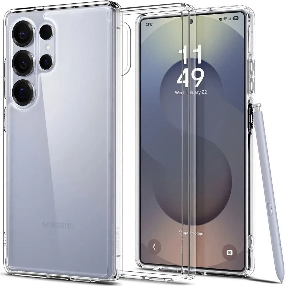 Samsung Funda Spigen Samsung S25 Ultra ACS08973 - Crystal Hybrid Cristal Clear
