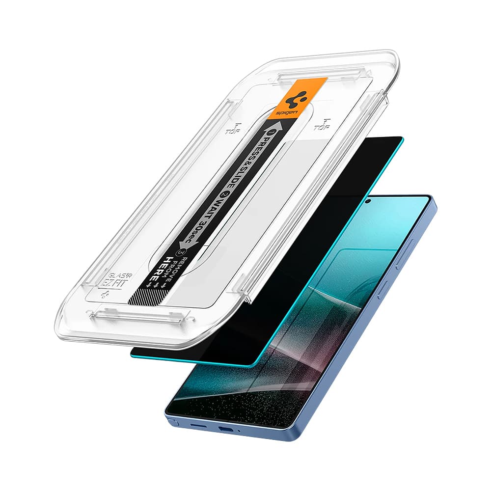 Samsung Pelicula Spigen Samsung S25 Ultra Glas Tempered Reinforced Easy Fit AGL09221 2 Piezas