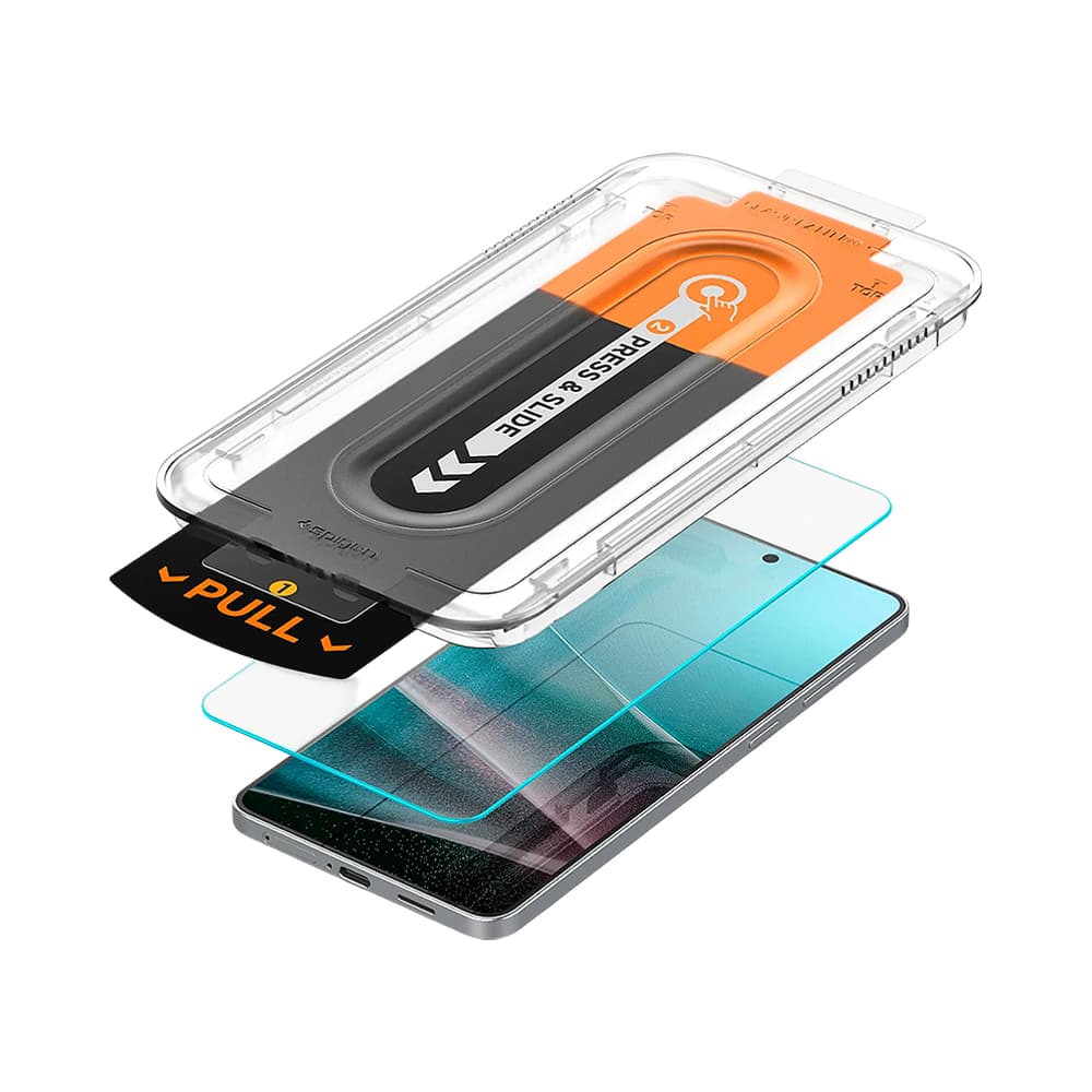 Samsung Protector De Pantalla Spigen Glastr Ez Fit Pro Para Samsung Galaxy S25 Edge Agl09410 2 Pack Transpar