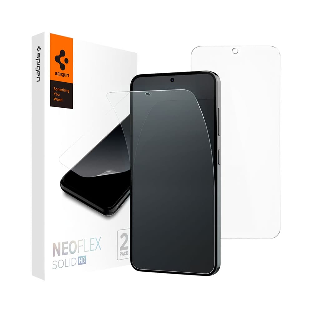 Samsung Protector De Pantalla Spigen Neo Flex Solid Hd Para Samsung Galaxy S24 Afl07439 2 Pack Transparente