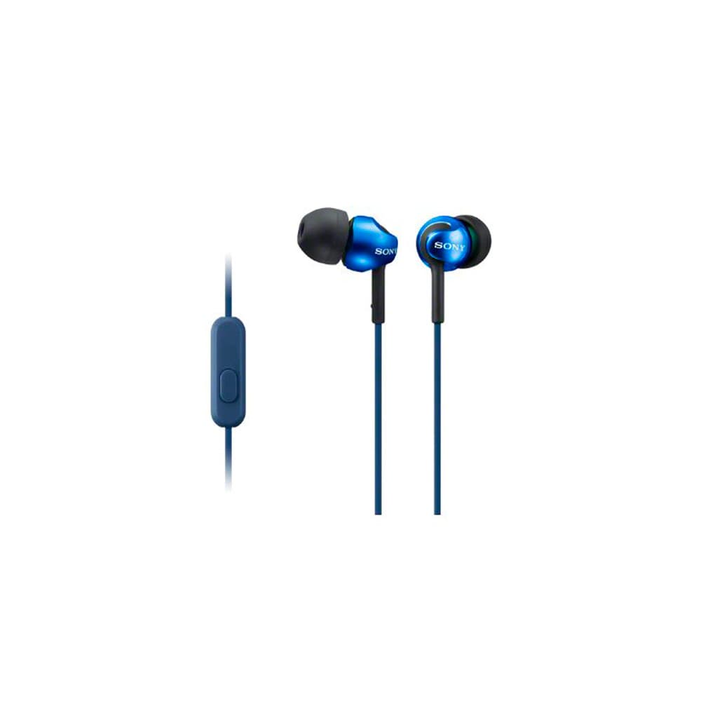 Sony Fone De Ouvido Sony MDR-EX110AP Mini Jack 3.5mm - Azul