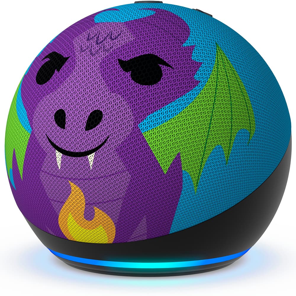Speaker Amazon Echo Dot Kids 5TH Generation Bluetooth/Wi-Fi/Alexa – Fire Dragon