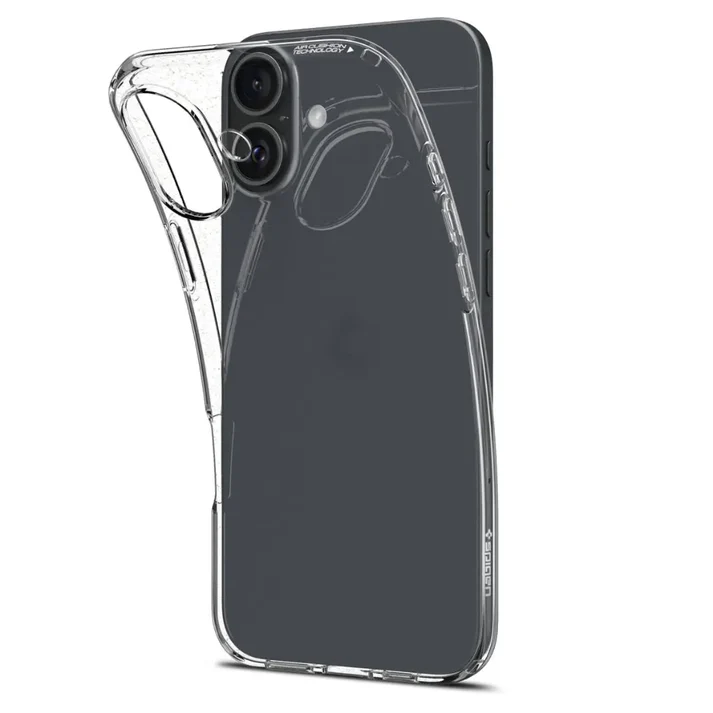 Spigen Funda para iPhone 16 Spigen Flex Crystal ACS08222 - Clear