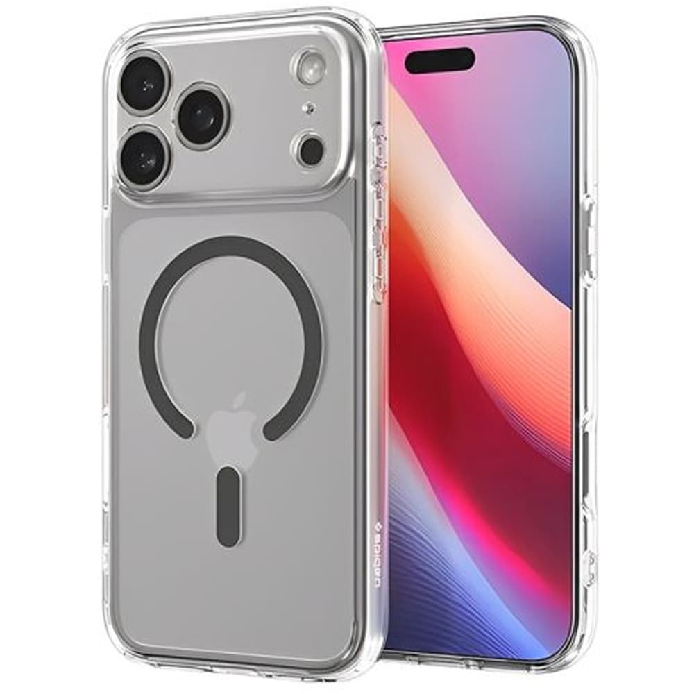Spigen Funda Spigen Iphone 17 Pro Max Crystal Hybrid ACS09600 - Clear Graphite
