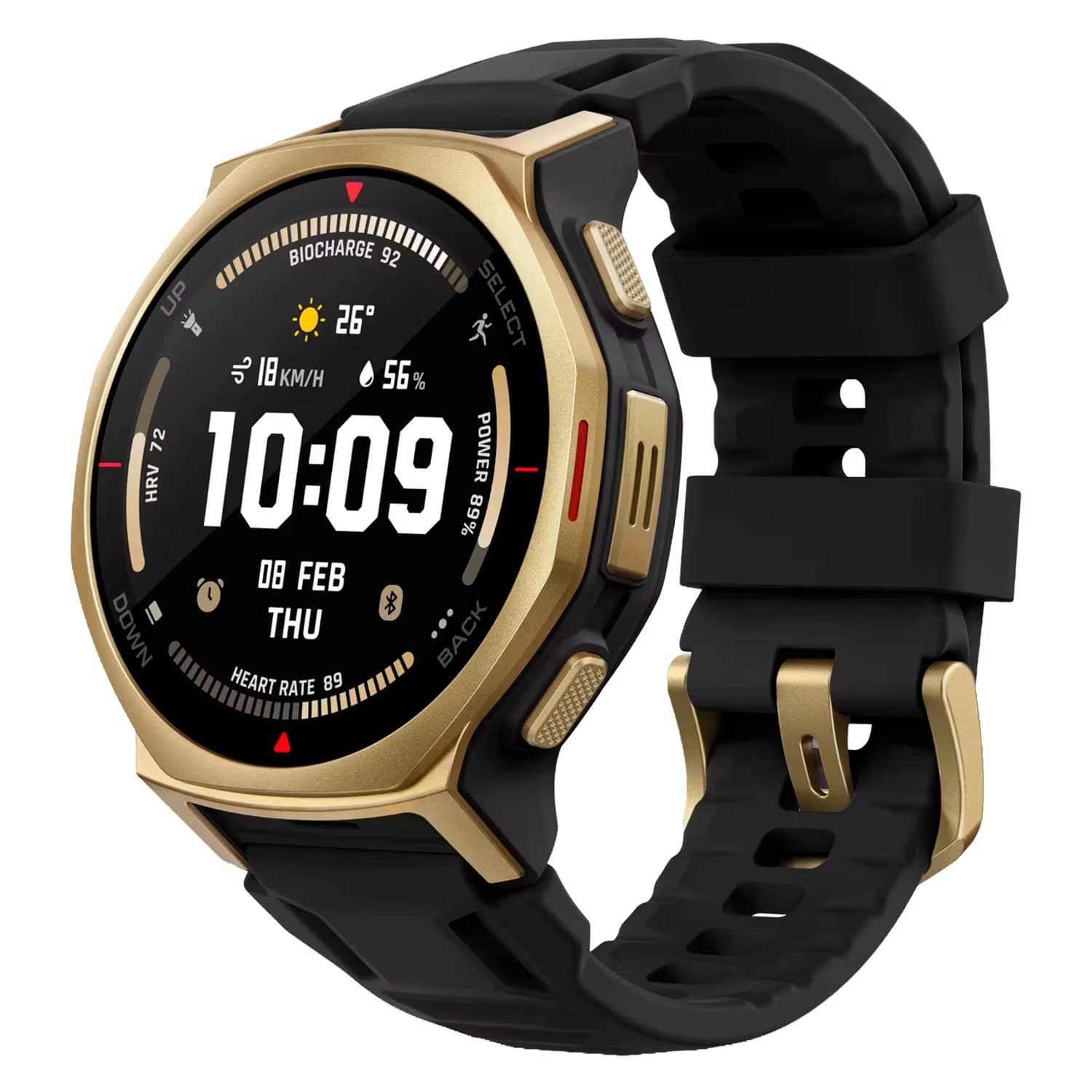 Xiaomi Amazfit T-Rex 3 Pro A2549 44mm - Preto e Dourado