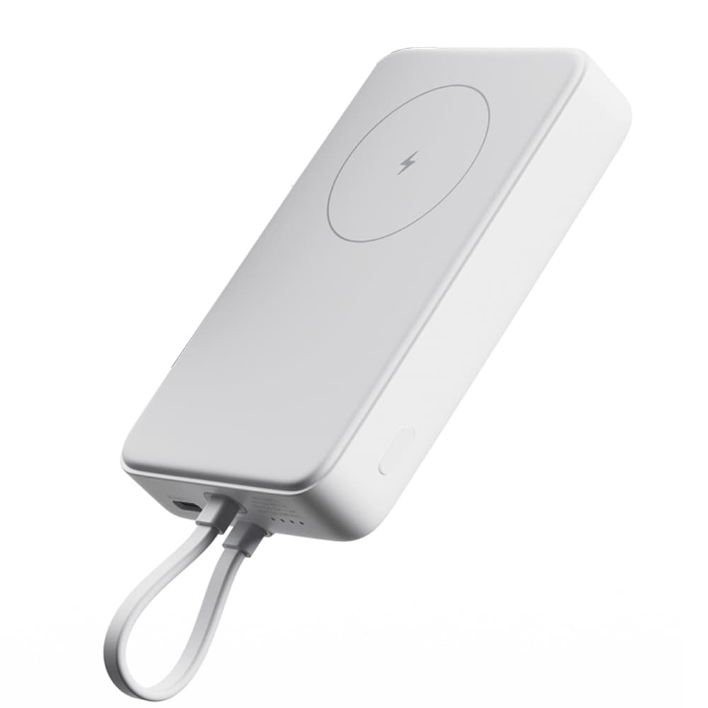 Xiaomi Cargador Portátil Xiaomi 10000mAh Magnético WPB1007MI BHR9822GL con Cable - White