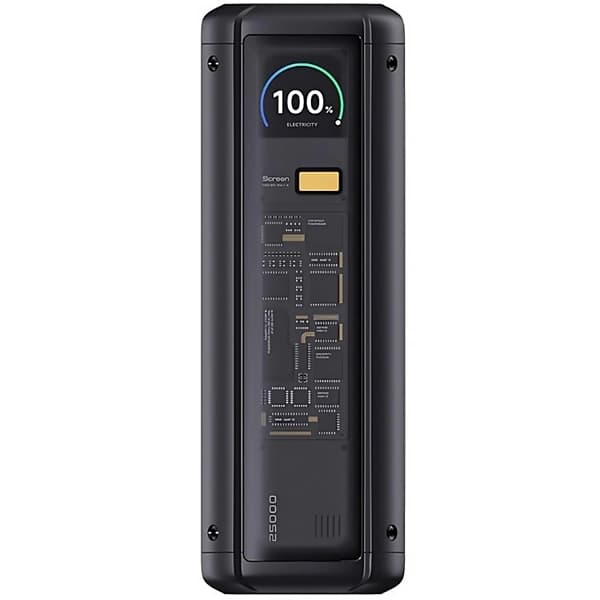 Xiaomi Carregador Portátil Xiaomi 212W HyperCharge Power Bank P03MI 25.000 mAh 2 Saídas USB-C e USB - Preto