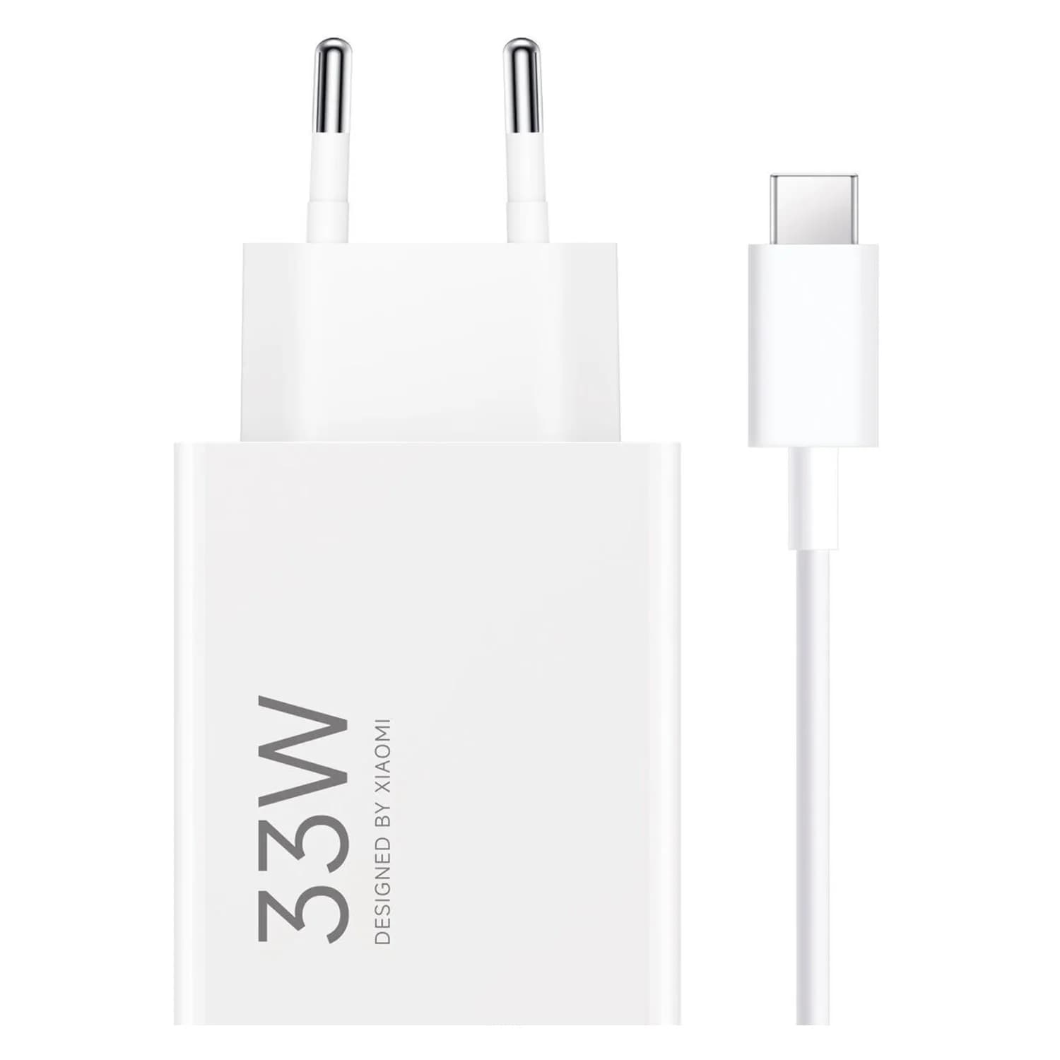 Xiaomi Carregador Xiaomi 33W Charging Combo MDY-16-EF USB-A + Cabo - Branco