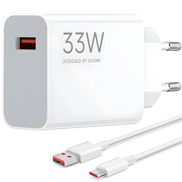 Xiaomi Carregador Xiaomi 33W Charging Combo MDY-16-EF USB de 33 watts + Cabo USB-C