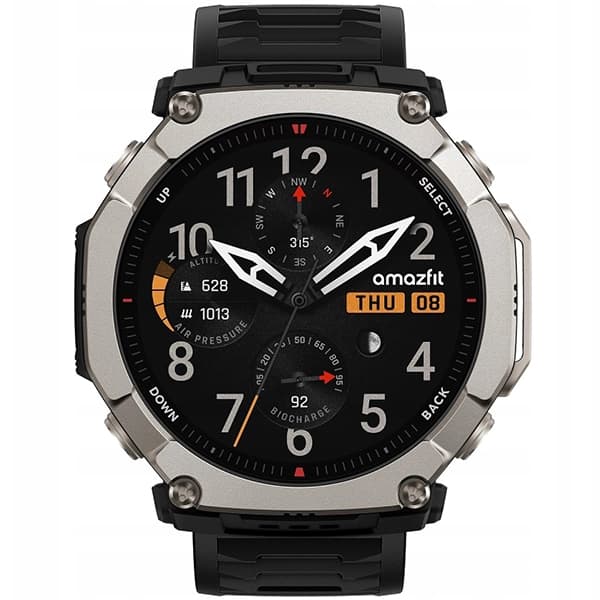 Xiaomi Relógio Amazfit T-Rex Ultra 2 A2550 51 mm com GPS Bluetooth - Black Magma
