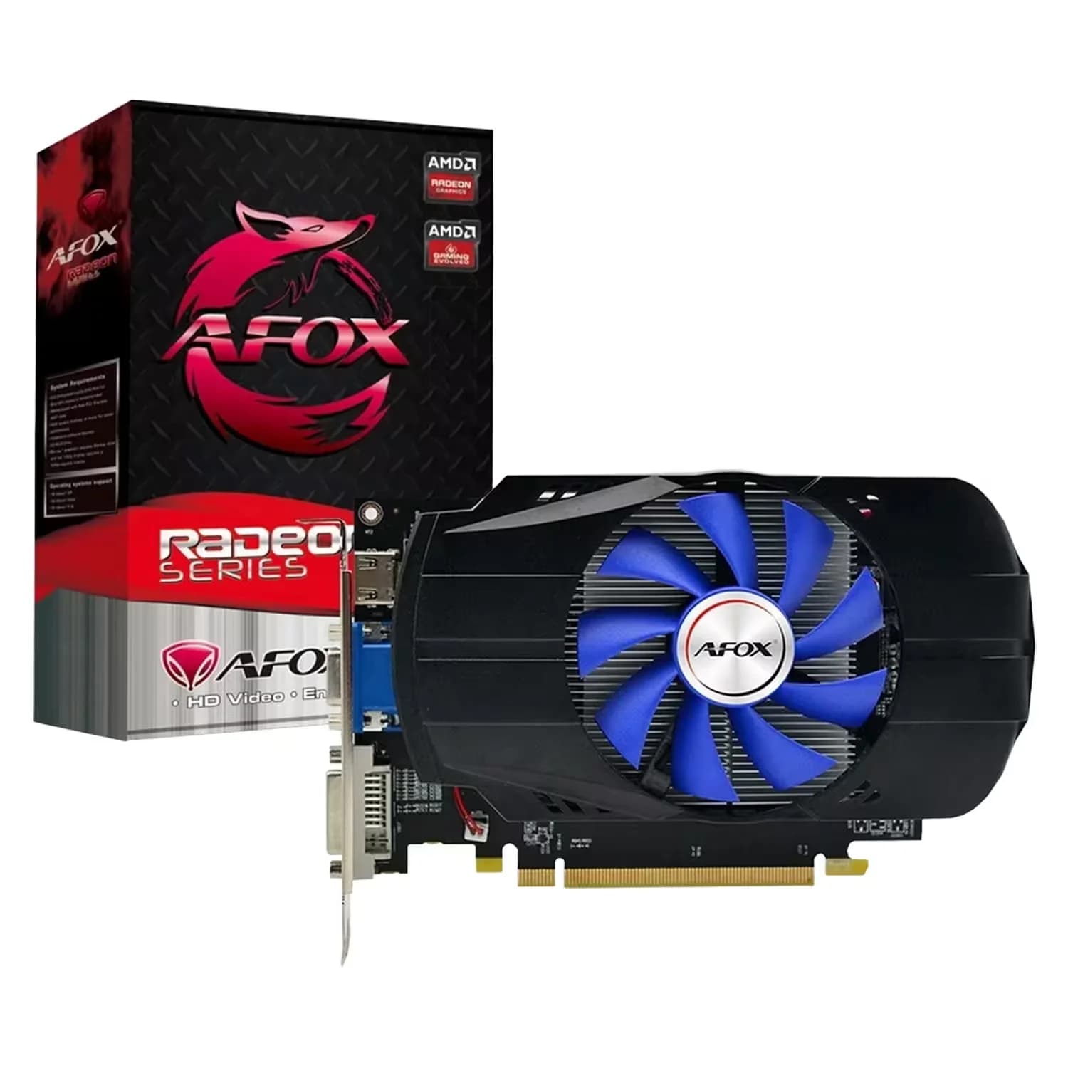 AMD Placa de Vídeo Afox AMD Radeon R7-350 2GB GDDR5 - AFR7350-2048D5H4-V3