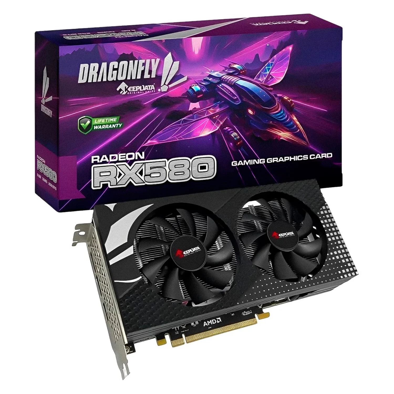 AMD Placa de Vídeo Keepdata Dragonfly AMD Radeon RX 580 16GB GDDR5