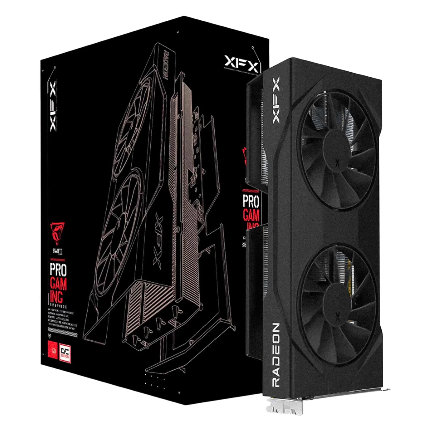 AMD Placa de Vídeo XFX Swift OC Gaming Edition AMD Radeon RX-9060XT 16GB GDDR6 - RX-96TSW16BQ