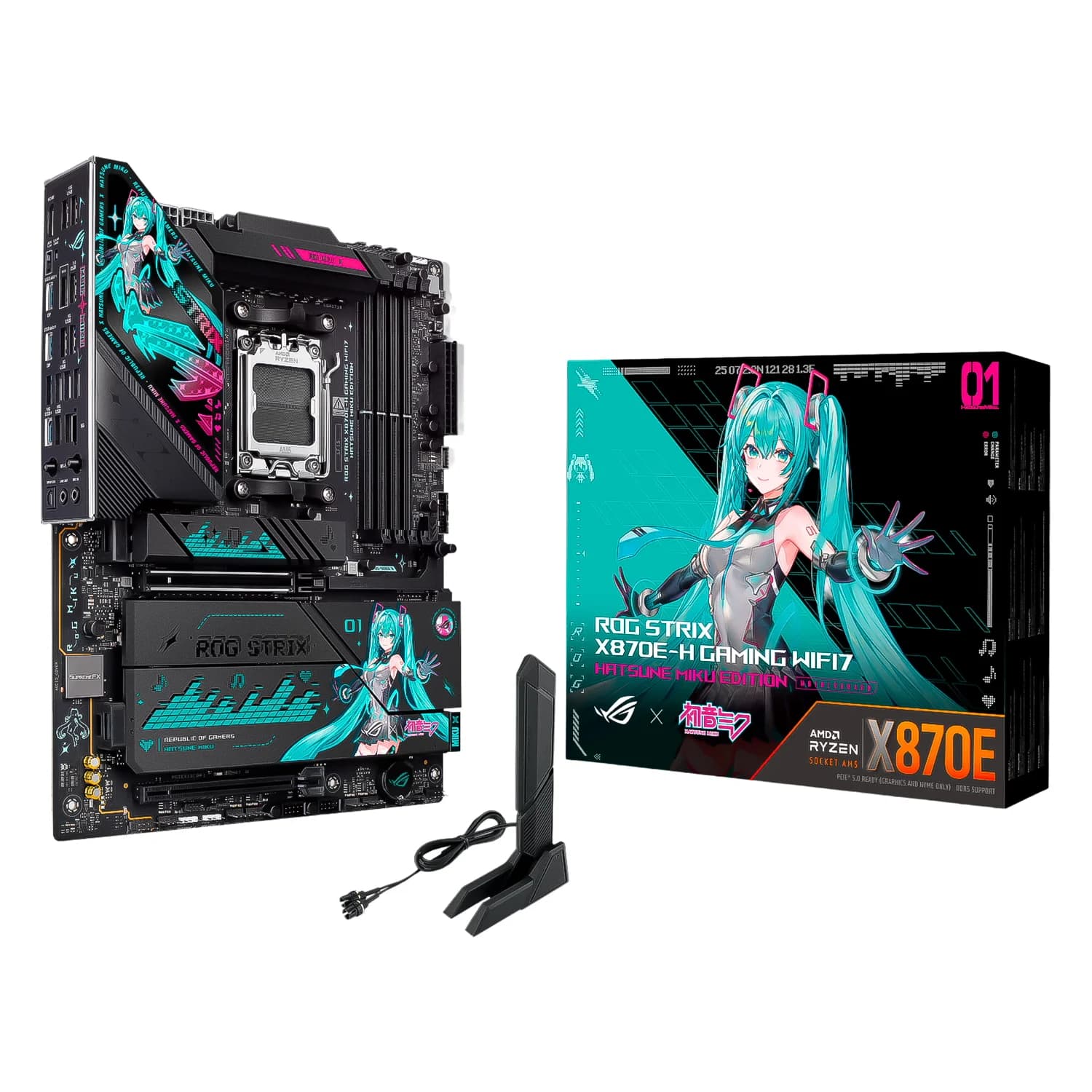 Asus Placa Madre Rog Strix X870E WIFI7 AM5 DDR5 Atx Wi Fi