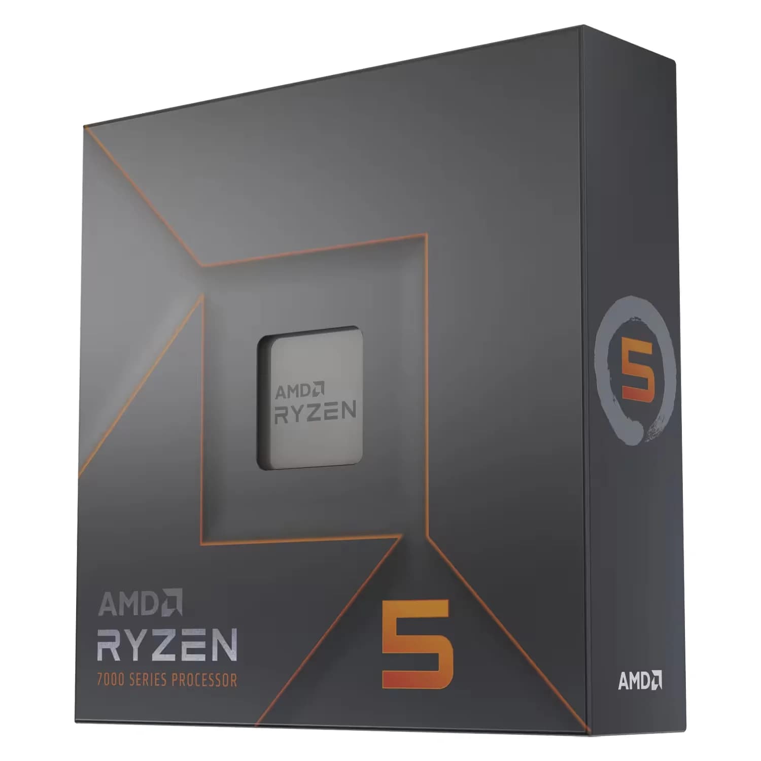 Acessório · AMD Processador AMD Ryzen 5 7600X Socket AM5 6 Core 12 Threads 4.7GHz e 5.3GHz Turbo Cache 38MB
