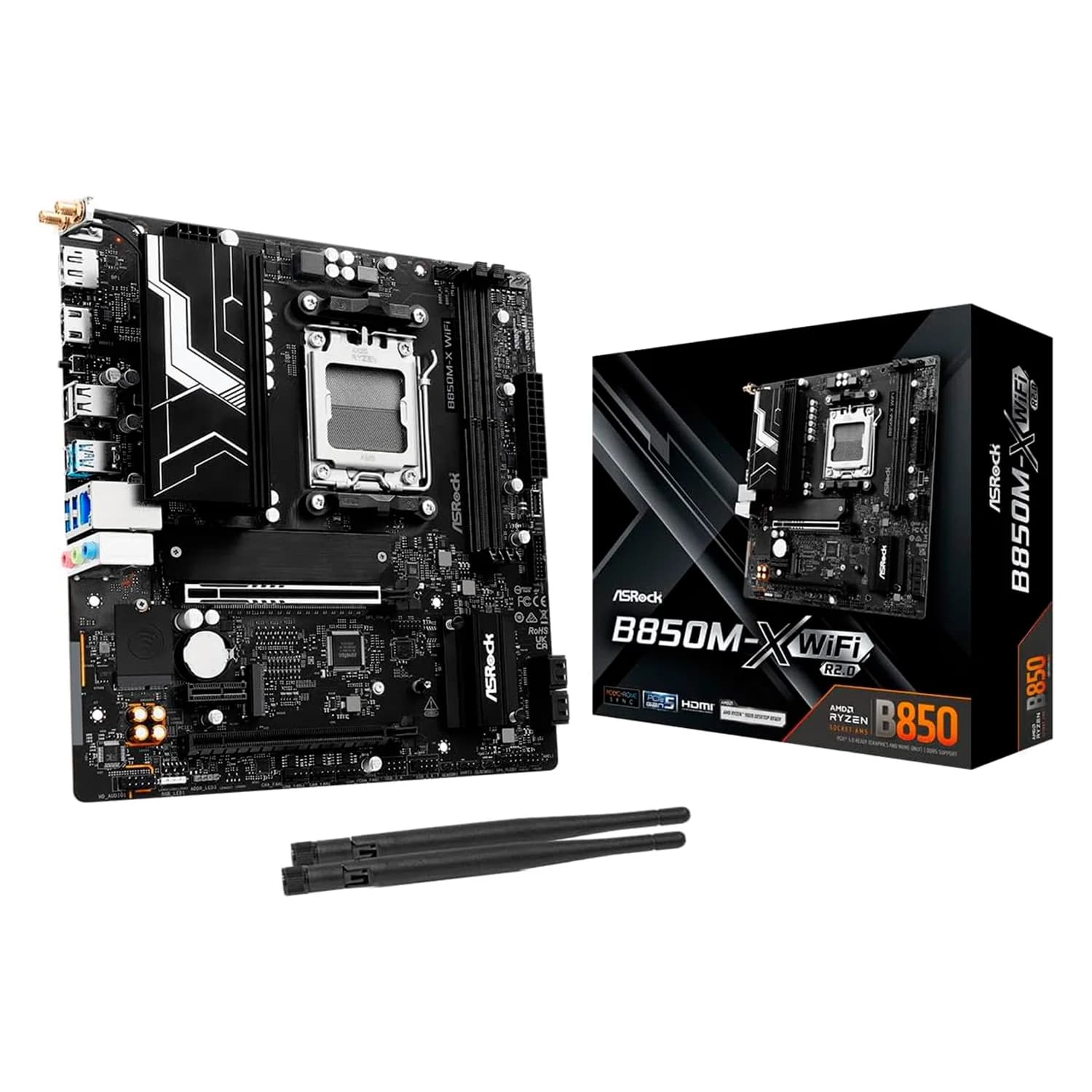 Asrock Placa Mae Asrock B850M Wi Fi R2 Socket AM5 DDR5