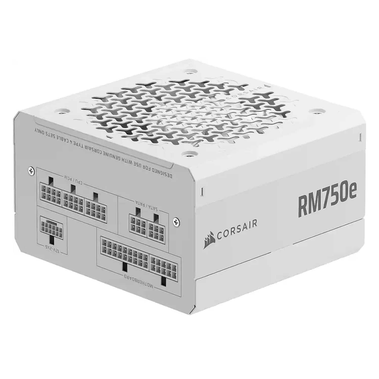 Corsair Fonte Corsair RM750e CP-9020292-NA ATX 750W 80 Plus Platinum Full Modular - Branco