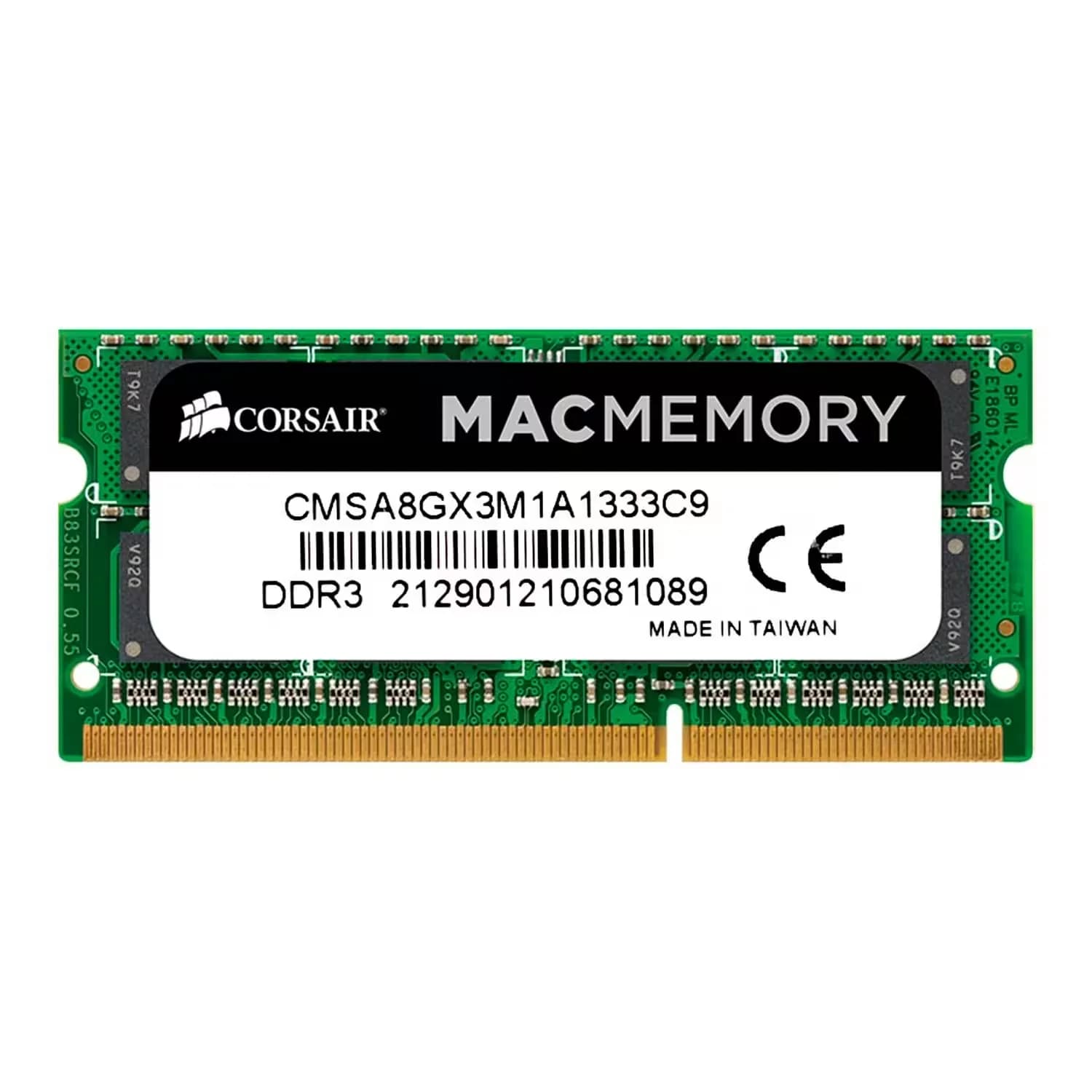 Acessório · Corsair Memória RAM Corsair ValueSelect 8GB DDR3 1600MT/s para Notebook - CMSA8GX3M1A1333C9