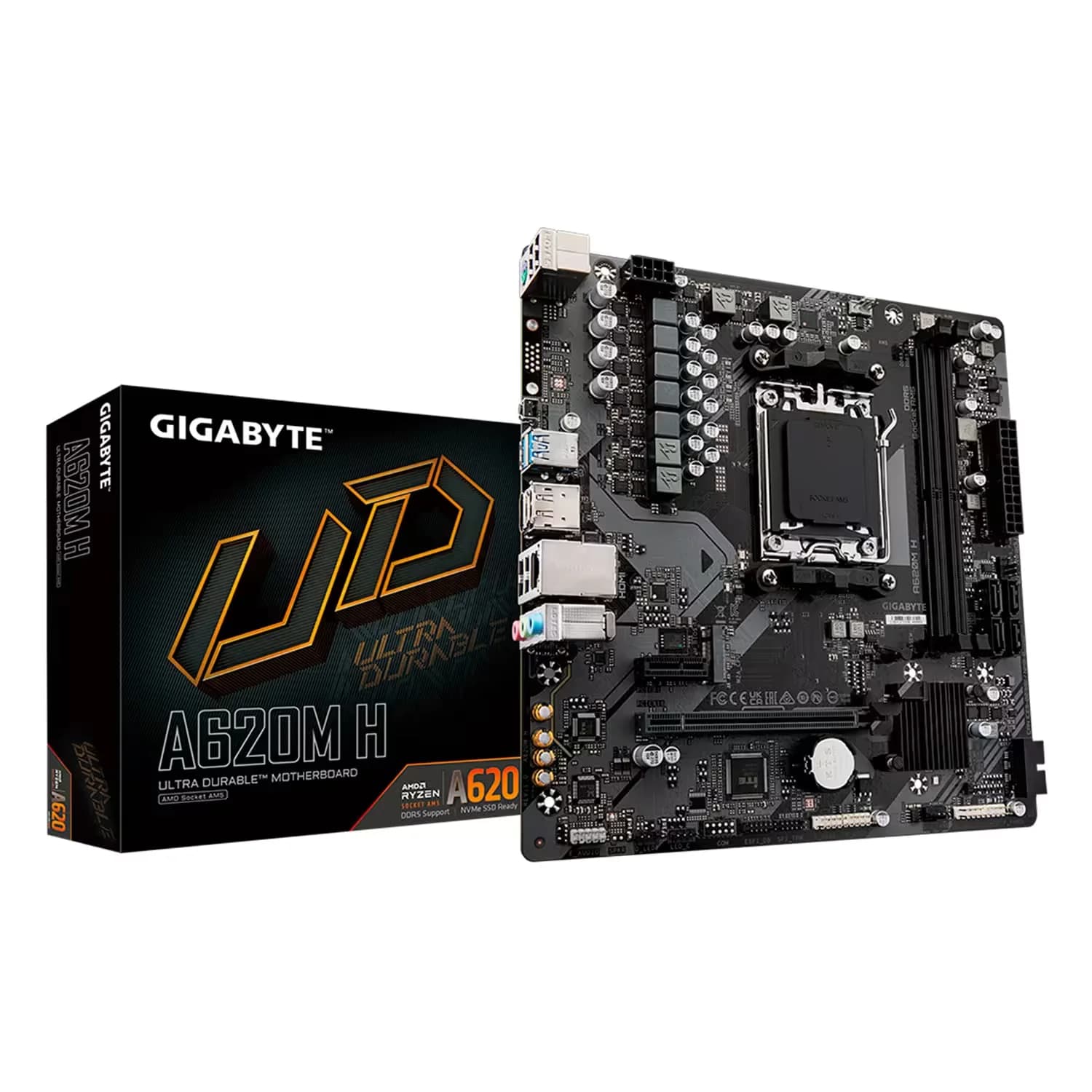 Gigabyte Placa Mãe Gigabyte A620M H DDR5 Socket AM5 Chipset AMD A620 Micro ATX