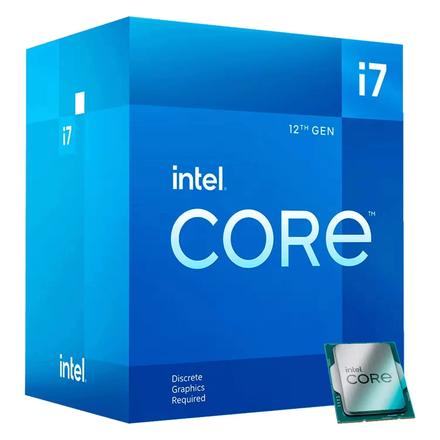 Intel Processador Intel Core i7-12700F Socket LGA 1700 12 Core 20 Threads 2.1GHz e 4.9GHz Turbo Cache 25MB
