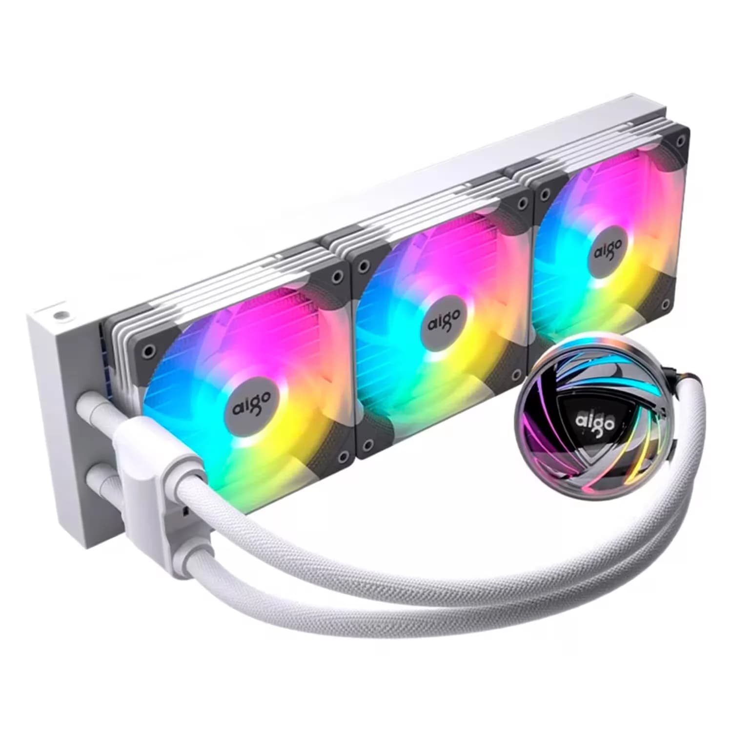 Acessório · Intel Water Cooler para Processador Aigo AT360 RGB - Branco