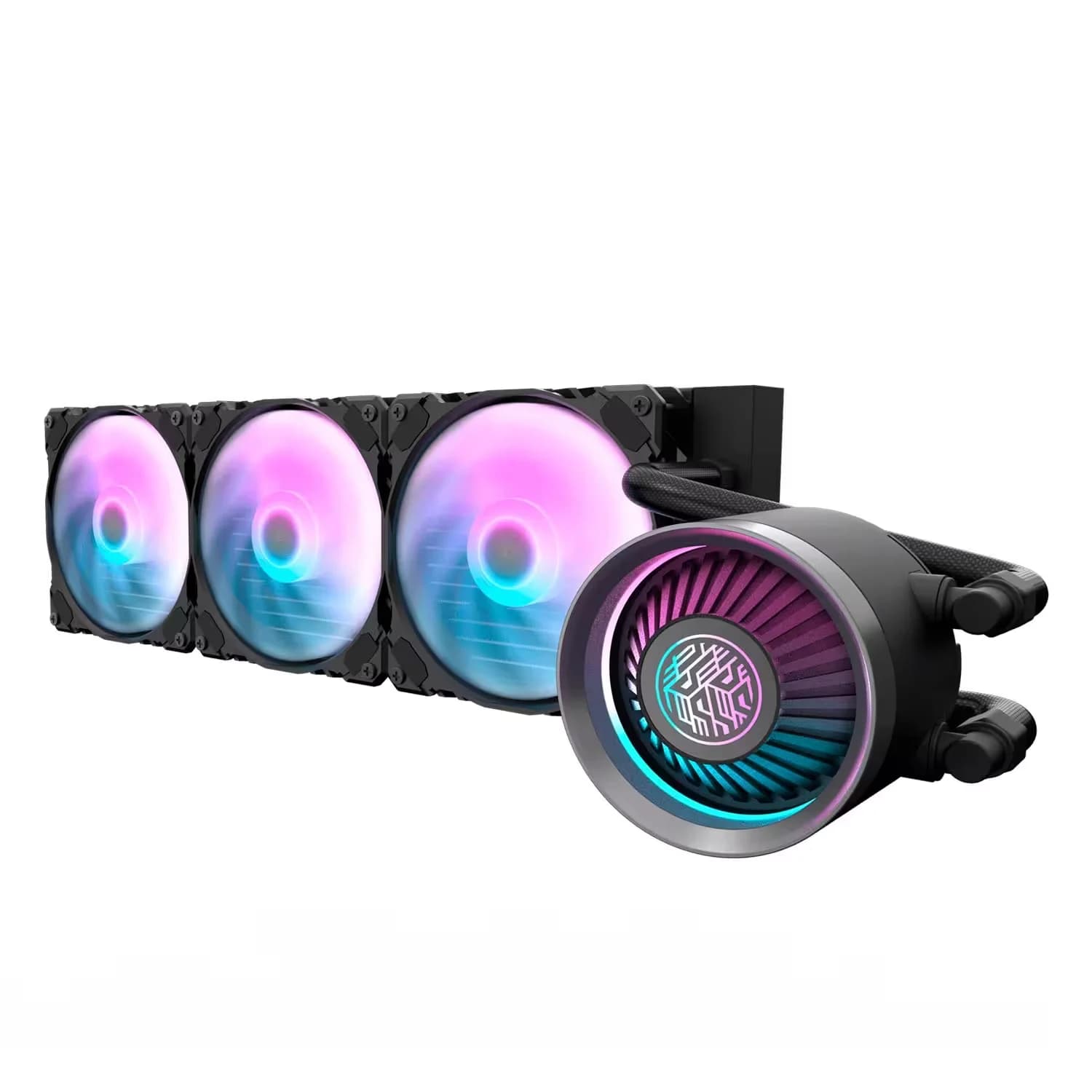 Acessório · Intel Water Cooler para Processador Aigo darkFlash Nebula DN 360 ARGB - Preto