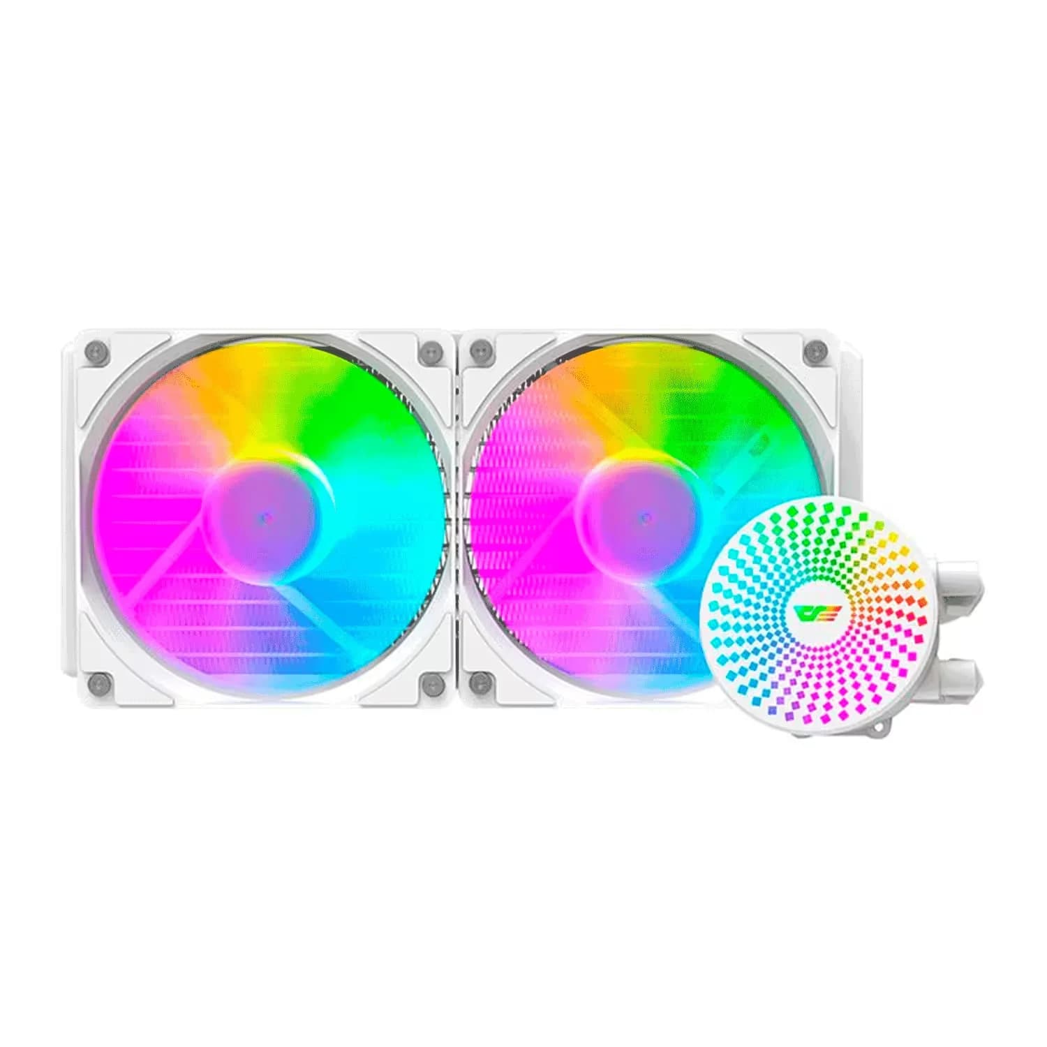 Acessório · Intel Water Cooler para Processador Aigo darkFlash Radiant DC24 RGB - Branco