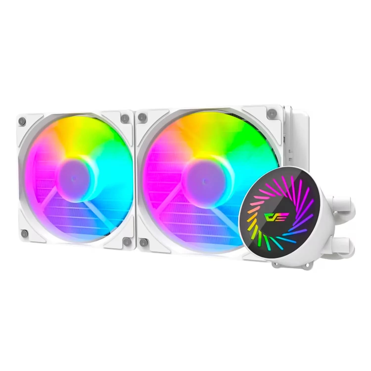 Acessório · Intel Water Cooler para Processador Aigo Darkflash Radiant DCS 240 RGB - Branco
