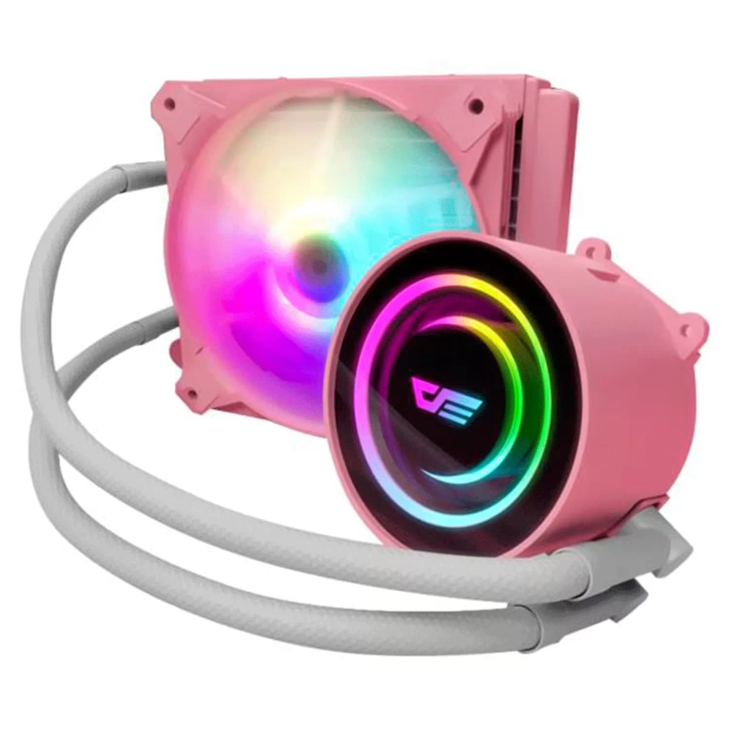 Acessório · Intel Water Cooler para Processador Aigo darkFlash Twister DX120 RGB - Rosa